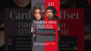 Cardi B amp offset relationship breakup cardib offset hiphop celebritynews celebritygossip [upl. by Nonnairb]