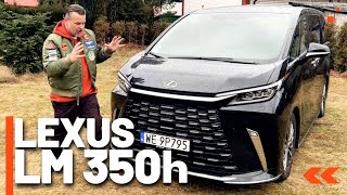 LEXUS LM 350h  Najdziwniejszy VIP CAR na rynku 🤯  Kornacki Testuje [upl. by Simaj]