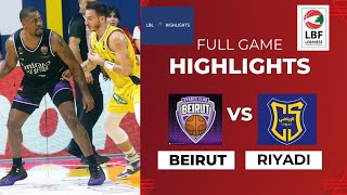 Beirut vs Al Riyadi Full Game Highlights 20232024 RETOUR [upl. by Thgiwed12]