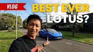 Lotus Emira quotAMGquot test drive at the Hethel Test Track UK  AutoBuzz [upl. by Annirok]