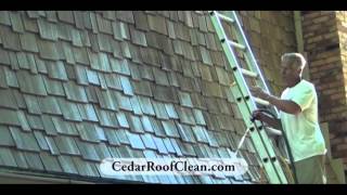 Cedar Roof amp Shingles Siding Cleaning Omaha Nebraska  Sullivan Roof Cleaning [upl. by Angelita67]