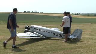 The World Largest RC Model  Junkers JU 52 Assembly and flight [upl. by Perrine]