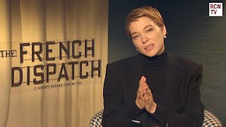 Léa Seydoux Interview The French Dispatch [upl. by Assiren339]