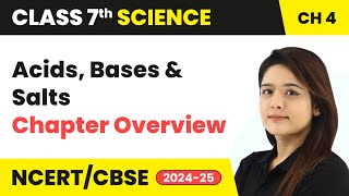 Acids Bases and Salts  Chapter Overview and Complete Strategy  Class 7th Science Ch 4  CBSE [upl. by Godber801]