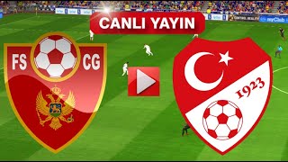 🔴TÜRKİYE KARADAĞ MAÇI CANLI İZLE  eFootballSimulation [upl. by Hassi]