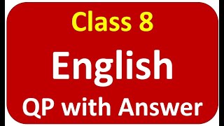 sa1 english question paper 2024 8th class english sa1 question paper 2024 8th class [upl. by Mochun767]