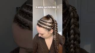 Everyday braiding hairstyle fyp explore hairstyle hairtutorial braids cutehairstyle haircare [upl. by Celene]