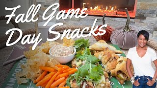 Fall Football Snack Ideas Easy Savory amp Sweet Game Day Recipes  Lifestyle with Melonie Graves [upl. by Terraj981]