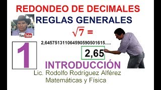 1 REGLAS GENERALES PARA REDONDEO DE DECIMALES INTRODUCCIÓN [upl. by Evie]