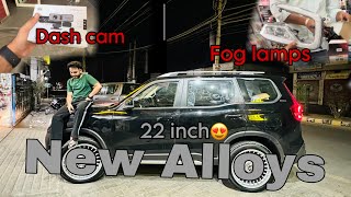 ScorpioN with 28540r22 Low profile Tyres  saria Accssories lgva lea ikk din ch  Jagginattvlogs [upl. by Ellary]