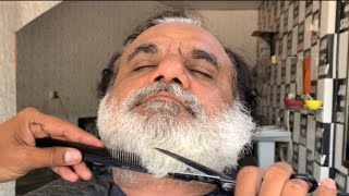 Rough White Beard TRIM  of Better Look  ASMR [upl. by Ardys]