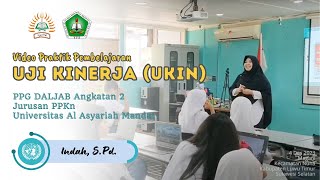 Video Praktik Pembelajaran UKIN PPG DALJAB 2023  Ibu Indah  SMP YPS Singkole [upl. by Shriner]