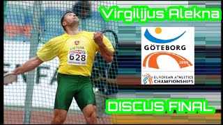 Virgilijus Alekna Lithuania DISCUS FINAL 20060812 European Championships Göteborg [upl. by Vivle]