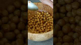 Roasted chickpeas with curry 😁 chickpeas curry appetizer recipe recipes [upl. by Henson]