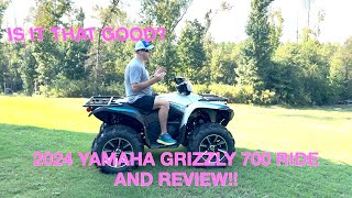 2024 YAMAHA GRIZZLY 700 SE RIDE AND REVIEW [upl. by Nance]