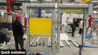 High speed doors for use in factories [upl. by Arreip118]