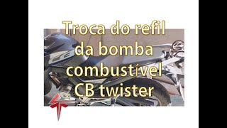 TROCA REFIL BOMBA CB TWISTER 2020 DO COMEÇO AO FIM [upl. by Cline392]