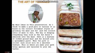 HE ART OF MAKING PATE AND TERRINES [upl. by Martsen]