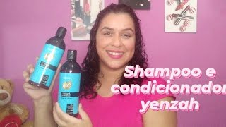 SHAMPOO E CONDICIONADOR OM YENZAH Resenha ELLEN MAKEUP [upl. by Ydissac]