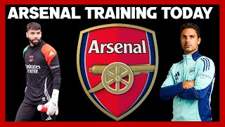 GUNNERS HAPPY amp READY TO BOUCE BACK TRAINING  ARSENAL V SHAKHTAR  UCL [upl. by Ennagem573]