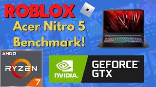 Roblox  Acer Nitro 5 Gameplay Bench Mark Test  Arsenal Jailbreak Pet Simulator X [upl. by Zorana]