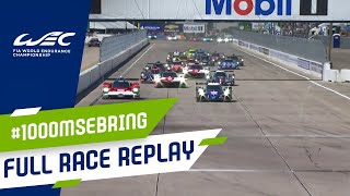 FULL RACE  2022 1000 Miles of Sebring  FIA WEC [upl. by Avehstab]