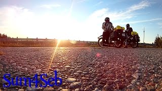 Departure through Quebec  Episode 1 Canada Road Trip 2016 ¦ Sum4Seb DR650 Motorcycle Video [upl. by Rattan]