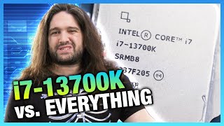 Intel i713700K CPU Review amp Benchmarks vs AMD R7 7700X i513600K [upl. by Jarlathus]