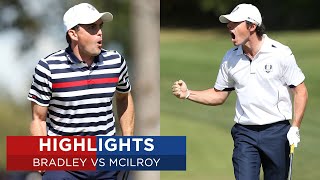 Rory McIlroy vs Keegan Bradley  Extended Highlights  2012 Ryder Cup [upl. by Cirred]