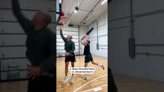 How to level up your finish options ✅ basketball basketballmoves [upl. by Enelyt]