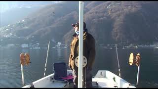 Apertura pesca alla trota Lago Maggiore [upl. by Tirrag]