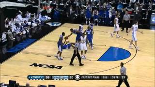 Incidental Contact Kentucky vs UNC [upl. by Seigler]