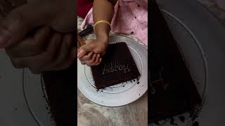 Brownie cake 🎂👩‍🍳😍 brownie browniecake birthday [upl. by Ahcrop]