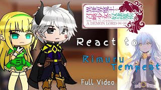 How NOT to Summon a Demon Lord react to Rimuru Tempest「Full Video」 [upl. by Osswald]