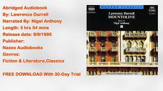 Mountolive Audiobook by Lawrence Durrell [upl. by Robyn706]