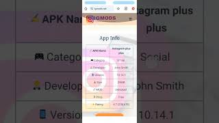 Insta Download kaise karen 2024  Instagram Mod Apk  igmodsnet [upl. by Madaras461]