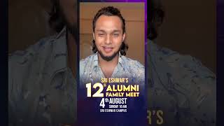 Super Singer Sridhar Sena  Sri Eshwar 12th Alumni Family Meet 2024 [upl. by Tebzil]