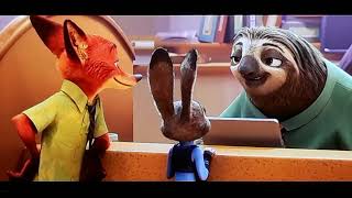 Zootopia Sloth Scene [upl. by Ramedlav]