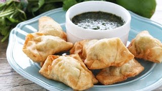 How to Make Cream Cheese and Avocado Wontons [upl. by Htiffirg]