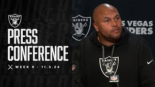 Coach Pierce Postgame Presser  11324  Week 9 vs Bengals  NFL [upl. by Ladnyk]