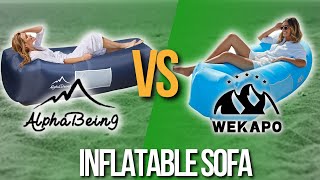 🌤️ AlphaBeing Inflatable Sofa VS Wekapo Inflatable Sofa  Best Inflatable Sofas [upl. by Sualkin]