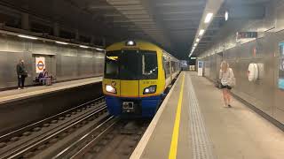 Northbound London Overground Train at Shoreditch High Street [upl. by Lanny]