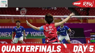 YONEX BWF World Junior Championships 2024  Day 5  Court 1  Quarterfinals [upl. by Yaja693]