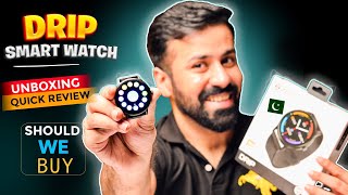 Zero Lifestyle DRIP Smartwatch Unboxing amp Quick review  Price in Pakistan  Best Smartwatch [upl. by Ahslek]