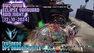 GW2 WvW  eV Eclipse Vanguard  DPS DH PoV 22102024 eZ [upl. by Attelrahc]