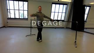 Degage Combination Classical Ballet Degage [upl. by Haneekas]