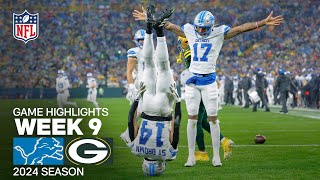 Detroit Lions vs Green Bay Packers  2024 Week 9 Game Highlights [upl. by Enisaj750]