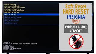 Insignia Fire TV  How To Factory Reset  Without Remote amp With Remote [upl. by Herzel262]