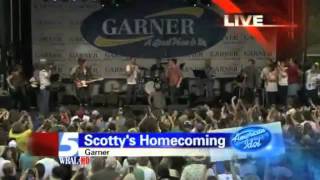 Josh Turner surprises Scotty McCreery on his stage [upl. by Norahs620]