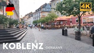 Koblenz Germany A Walking tour in 2023 I Travel Germany I 4K HDR [upl. by Zehc]